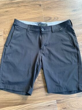 Travis Mathew Black Men's Athletic Stretch Shorts